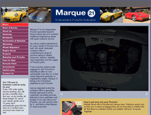 Tablet Screenshot of marque21.co.uk